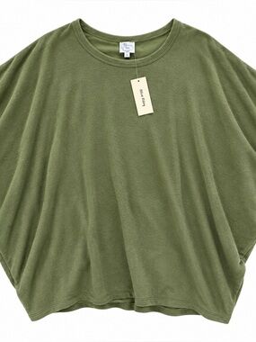 Blue Rain Olive Green Short-Sleeve Crewneck Top